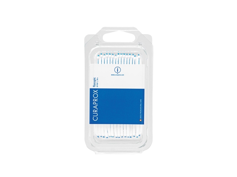 CURAPROX DF 967 Flosspic Zahnstocher +Seide 30 Stück CURAPROX DF 967 Flosspic Zahnstocher +Seide 30 Stück
