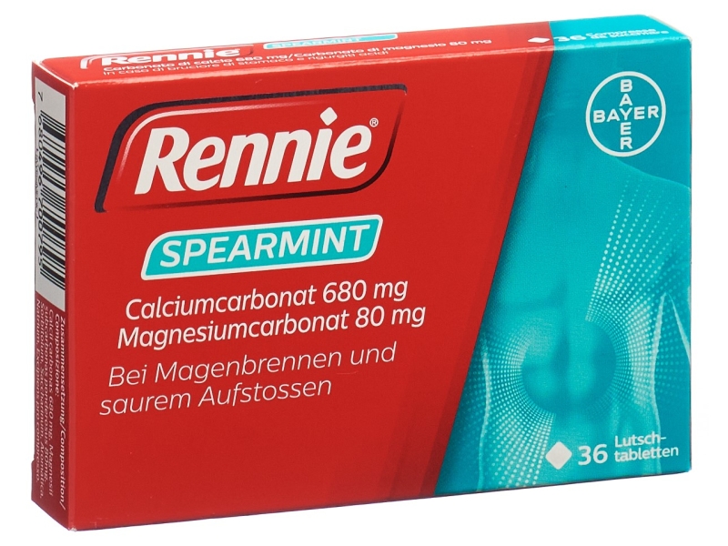 RENNIE Spearmint comprimés à sucer 36 pièces