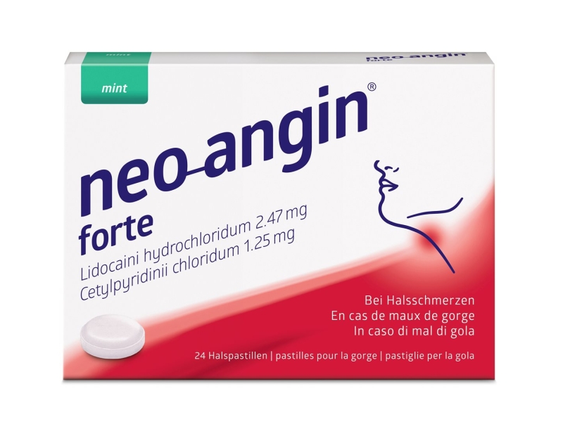 NEO-ANGIN Forte pastilles pour la gorge 24 pièces NEO-ANGIN Forte pastilles pour la gorge 24 pièces