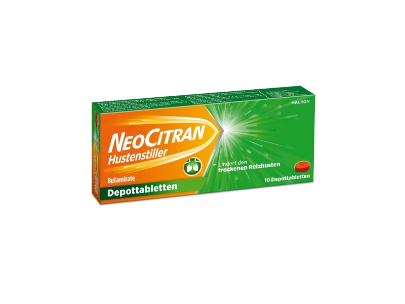NEOCITRAN Hustenstiller Depot-Tabletten 50 mg 10 stück