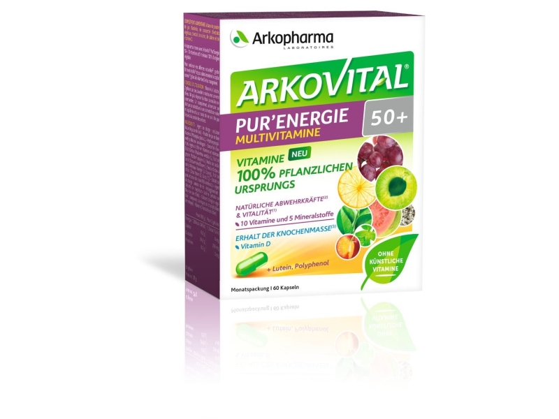 ARKOVITAL Pur'Energie 50+ capsule vit+min 60 pezzi