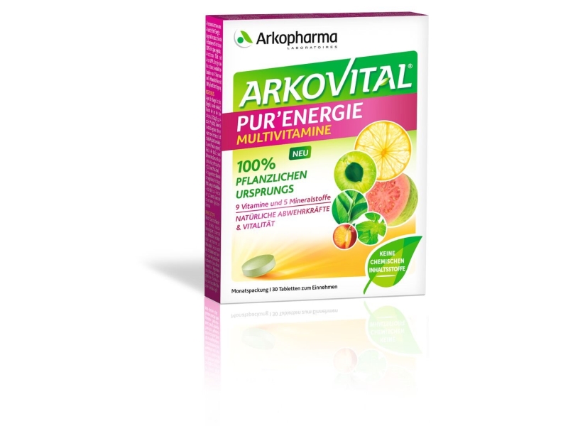 ARKOVITAL Pur'Energie compresse vitamin+minéraux 30 pezzi