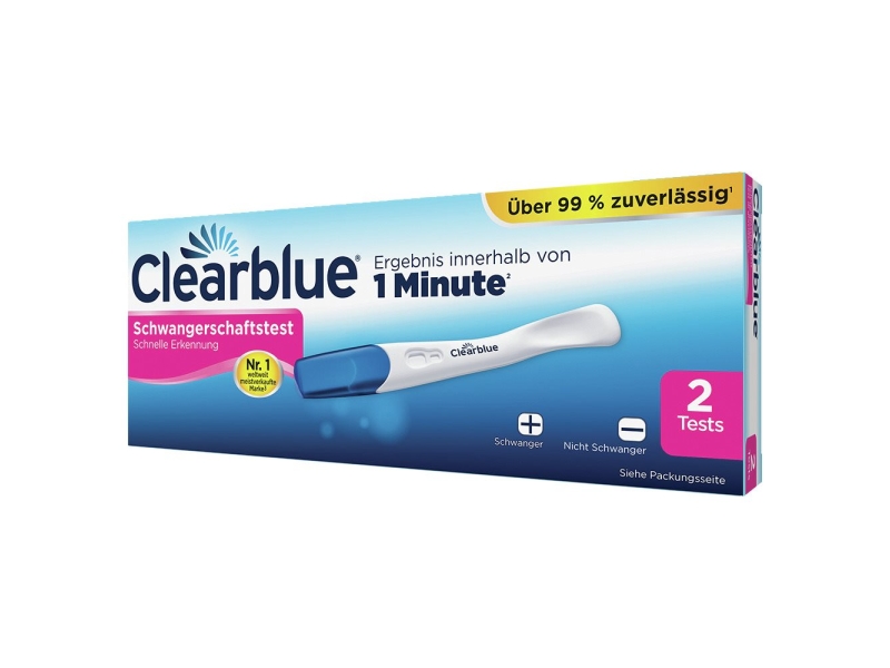 CLEARBLUE test de grossesse Plus 2 pièces