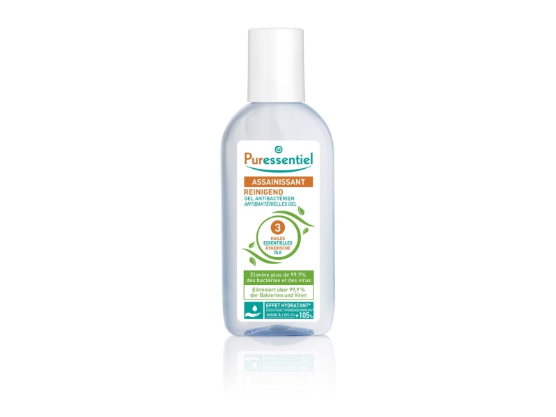 PURESSENTIEL Assainissant Gel Mains Aloe vera & alcool végétal 80 ml PURESSENTIEL Assainissant Gel Mains Aloe vera & alcool végétal 80 ml