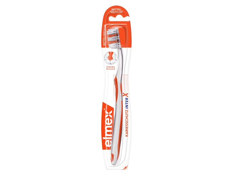 ELMEX Kariesschutz Medium Zahnbürste