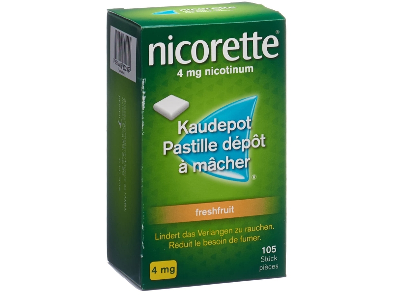 NICOTINEL Freshfruit pastilles dépôt à mâcher 4 mg 105 pièces