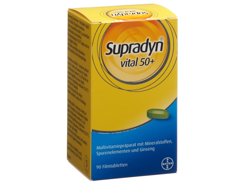 SUPRADY Vital 50+ Comprimés Pelliculés 90 Pièces