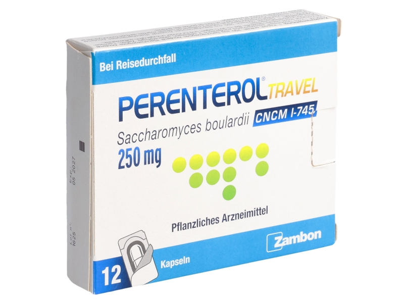 PERENTEROL travel capsules 250 mg 12 pièces
