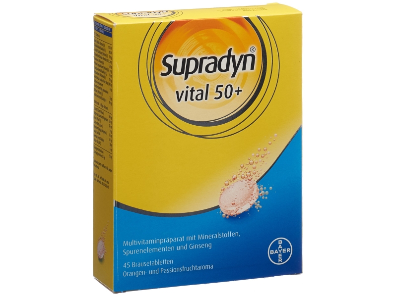 SUPRADYN Vital 50+ comprimés effervescents 45 pièces
