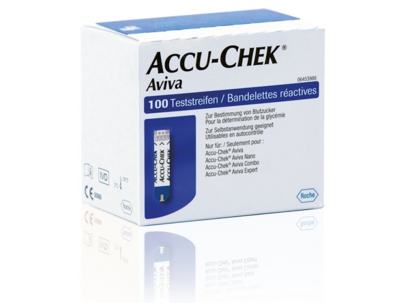 Accu-chek Aviva bandelettes 2x50pces